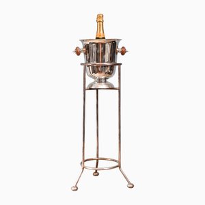 French Silver-Plated Champagne Stand Bucket