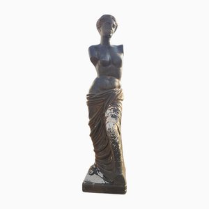 Scultura Venere di Milo, anni '50, pietra ricostituita