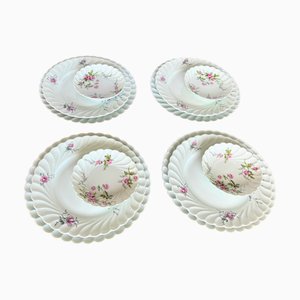French Porcelain Dinnerware Service from Haviland Limoges, 1950s, Set of 12