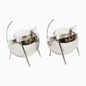 Vintage Model Opasis Oil and Vinegar Set by Enzo Mari for Zani Zani, Set of 2