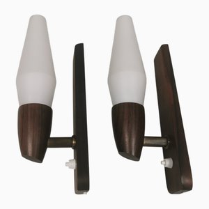 Danish Wall Lamps from Vitrika, 1970s, Set of 2