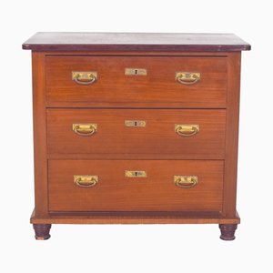 Vintage Portuguese Chest of Drawers with Crochet, 1920s