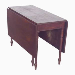 20th Century Portuguese Flip Flap Square-Topped Table, 1920s