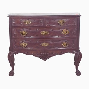 Commode Portugaise en Bois Foncé