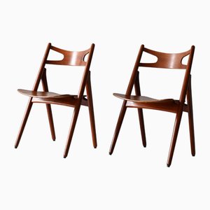 CH29 Stühle von Hans J. Wegner für Carl Hansen & Søn, 1962, 2er Set