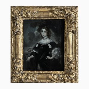 Ritratto di signora, inizio XIX secolo, Dipinto ad olio, con cornice