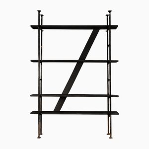 Architects Metal and Wood Shelf, 1920s