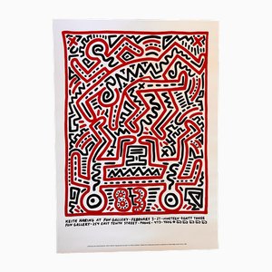 Fun Gallery, East Village Poster Reprint after Keith Haring, 1983