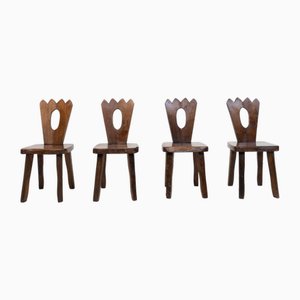 Chaises dans le style d'Olavi Hanninen, 1960s, Set de 4