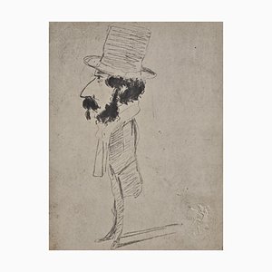 Claude Monet, Caricature, 1918, Lithograph