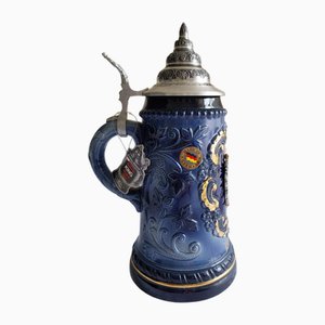 Deutscher Mid-Century Bierkrug, 1950er