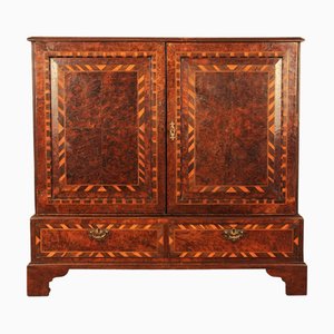 Antique Burr Yew Cabinet, 1760