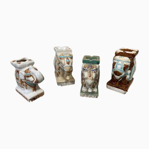 Posacenere Elefante vintage in ceramica, anni '80