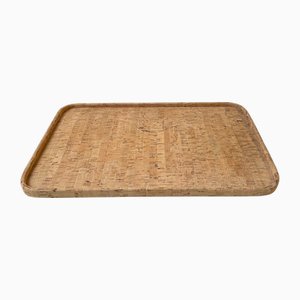 Vintage Scandinavian Cork Tray from Signe Persson Melin, 1970s