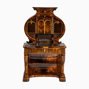Biedermeier Lyra Sekretär, 1830