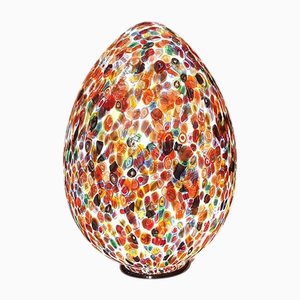 Murano Glass Egg Lamp by 1295 Murano