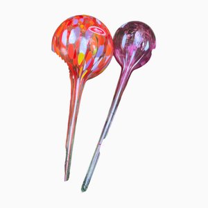 Vintage Glass Watering Globes from Joska, 1980s, Set of 2