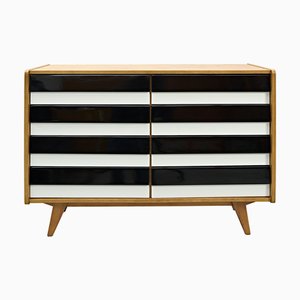 Black and White U-453 Buffet by Jiri Jiroutek for Interier Praha, 1968