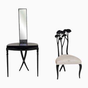 Le Jardin & Statuesque Vanity Desk & Chair by Christopher Guy