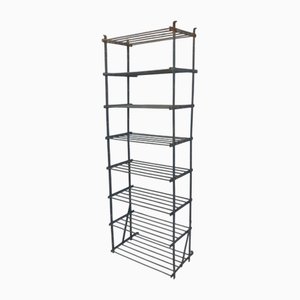 Mid-Century French Painted Metal 8-Tier Plant Stand