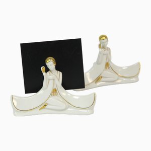 Art Deco Card Holder, 1920s, Set of 2