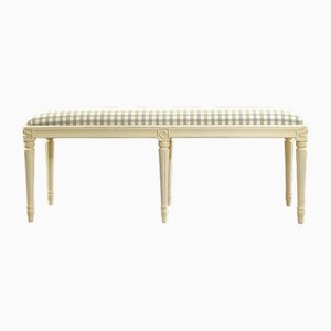 Vintage Swedish Gustavian Bench, 1950s