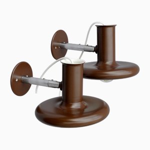 Optima Wall Lamps by Hans Due for Fog & Mørup, 1970s, Set of 2