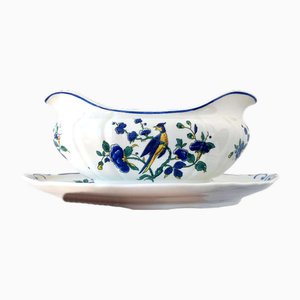 Vintage Sauceboat with Phoenix Blau Decoration from Villeroy & Boch, 1970s