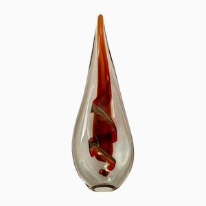 Decorative Glass Sculpture from Christais São Marcos, 1980s