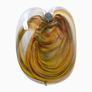 Glas Wandleuchte von Per Lutken für Holmegaard, 1972