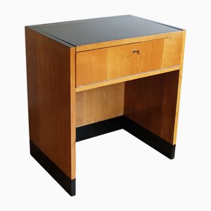 Toeletta modernista con specchio regolabile nascosto, anni '50