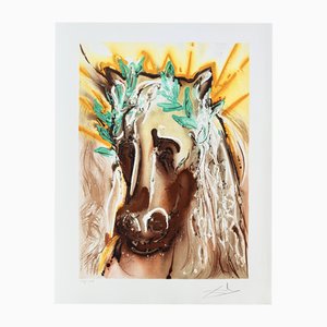 Salvador Dali, The Spring Horse, 1970, Litografia