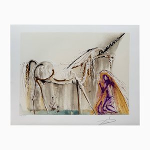 Salvador Dali, Das Einhorn, 1970, Lithographie