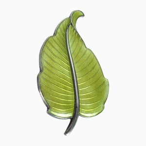 Vintage Danish Brooch in Gilded Sterling Silver by Volmer Bahner, 1960s