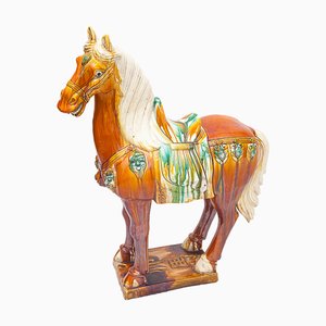 Very Large Chinese Ceramic Horse