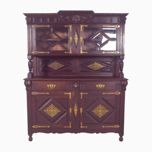 Mobile antico in stile portoghese con rifiniture in ottone, inizio XIX secolo