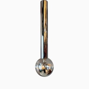 Big Globe Hanging Lamp in Chrome by Motoko Ishii for Staff