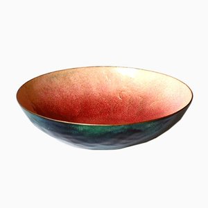 Enameled Copper Bowl by Paolo De Poli, 1950s