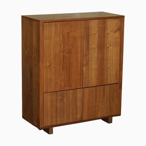 Stockholm Cabinet with Drawers and Storage Shelves in Walnut