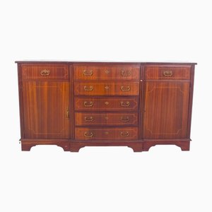 Englisches Vintage Sideboard mit Intarsien, 1920er