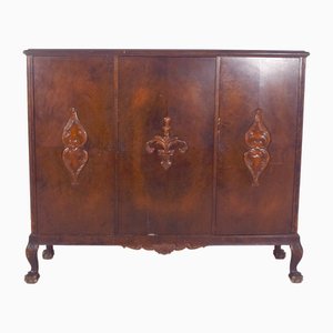 Antikes englisches Sideboard mit Drei Türen, 1890er