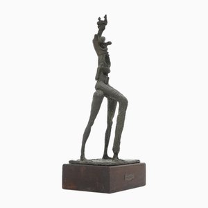Scultura in bronzo della regina di Aldo Greco, anni '60