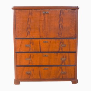 Meuble Vintage en Abattant avec Trois Tiroirs, 1920s