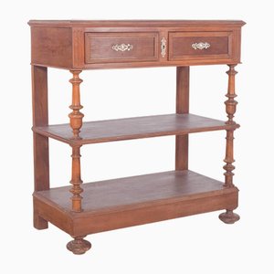 Antique Portuguese Henry II Style Carving Cabinet, 1920s