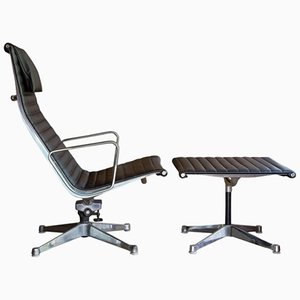 Set of Chair & Ottoman by Ray & Charles Eames for Herman Miller, 1970s