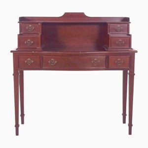 Vintage English Colonial-Style Desk, 1920s