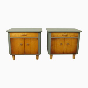 Tables de Chevet Vintage, 1950s, Set de 2