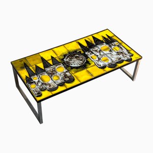 Ceramic Coffee Table by Juliette Belarti, 1960s