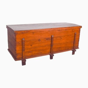 Large Portuguese Pine Chest, 1890s