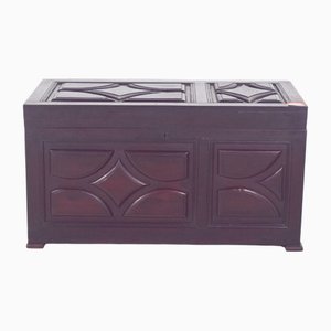 Portuguese Padded Pine Chest, 1890s